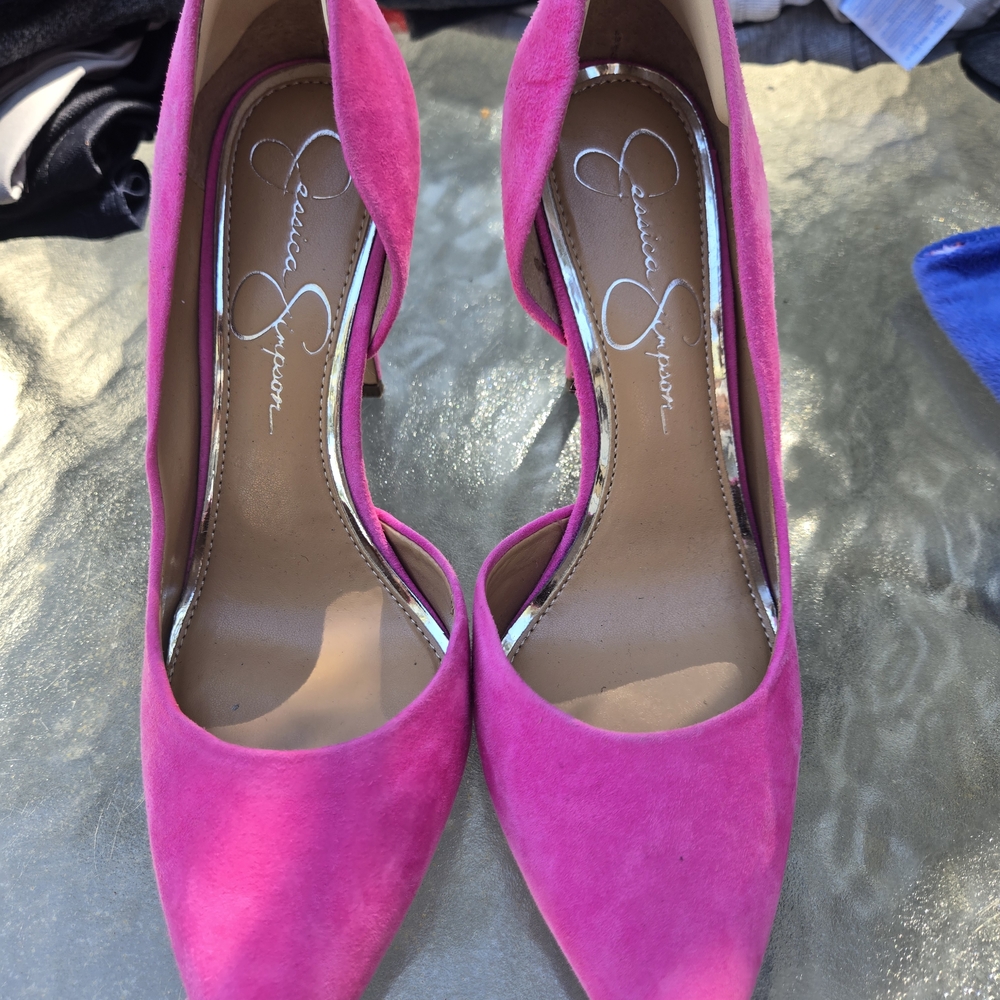 Jessica Simpson Vibrant Pink Heels